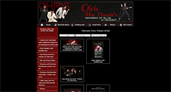 Desktop Screenshot of chrismacdonaldselvis.com